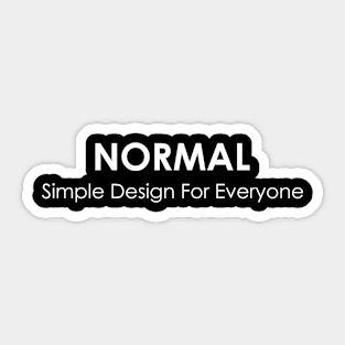 Normal - 01 Sticker